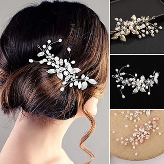 Pearl Crystal Wedding Hair Combs