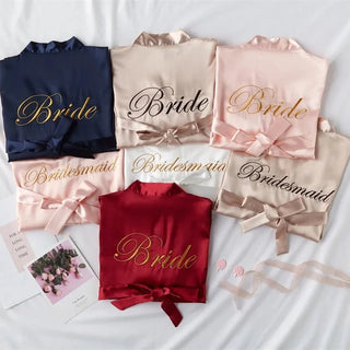 Bride Bridesmaid Wedding Robe